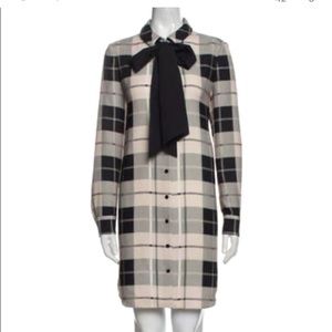 NWT Kate Spade Woodland Plaid Griffin Dress, Size 6